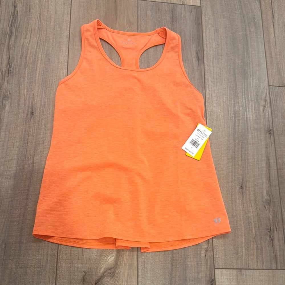 EleVen by Venus Williams Vibrant Orange Tank Top